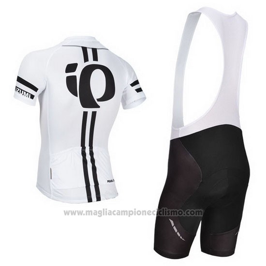 2014 Abbigliamento Ciclismo Pearl Izumi Nero e Bianco Manica Corta e Salopette